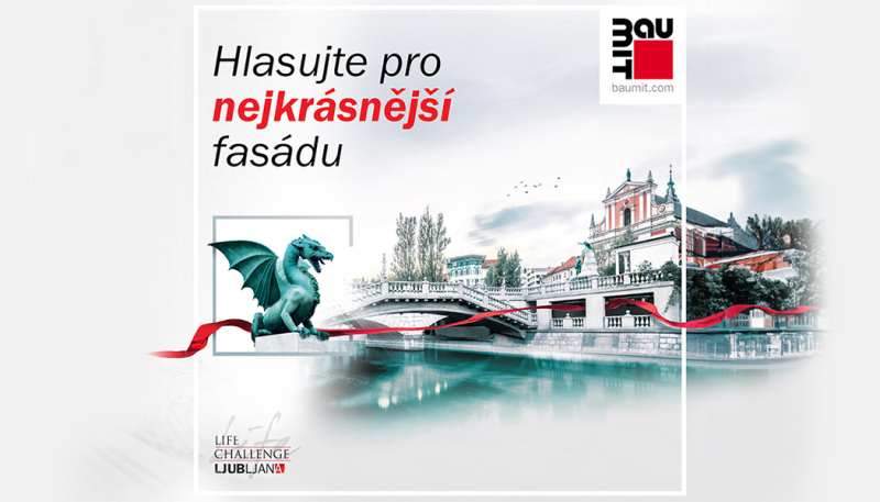 Hlasujte v soutěži Baumit Life Challenge Award